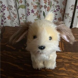 2019 American Girl Doll Tan with Dark Brown Ears Cute Dog